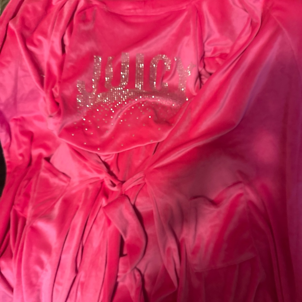 Juicy Couture Fuchsia Velour Wrap